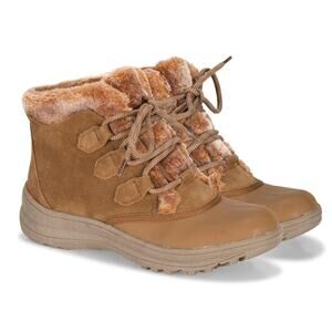 NWT Baretraps Augustina Waterproof Booties Lace Up Brown Size 9.5